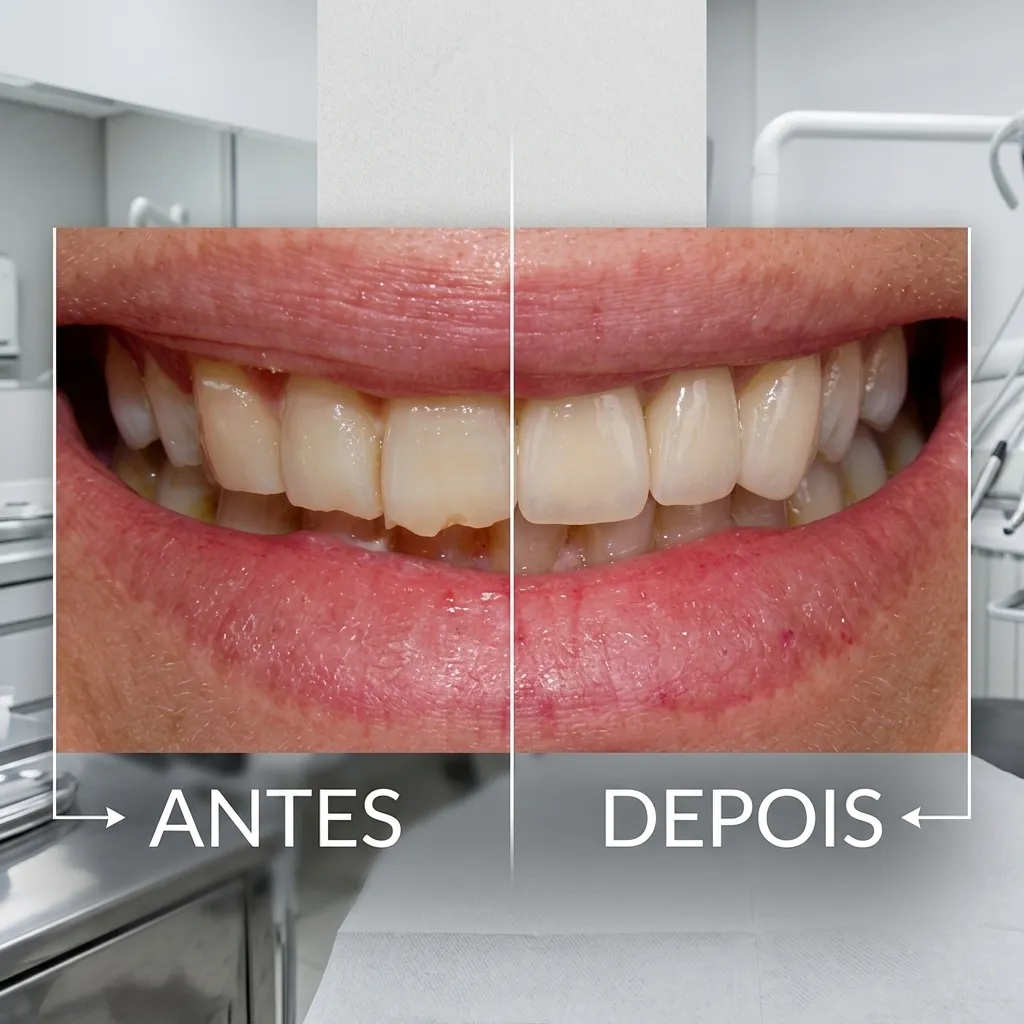 Dentes curtos ou desgastados